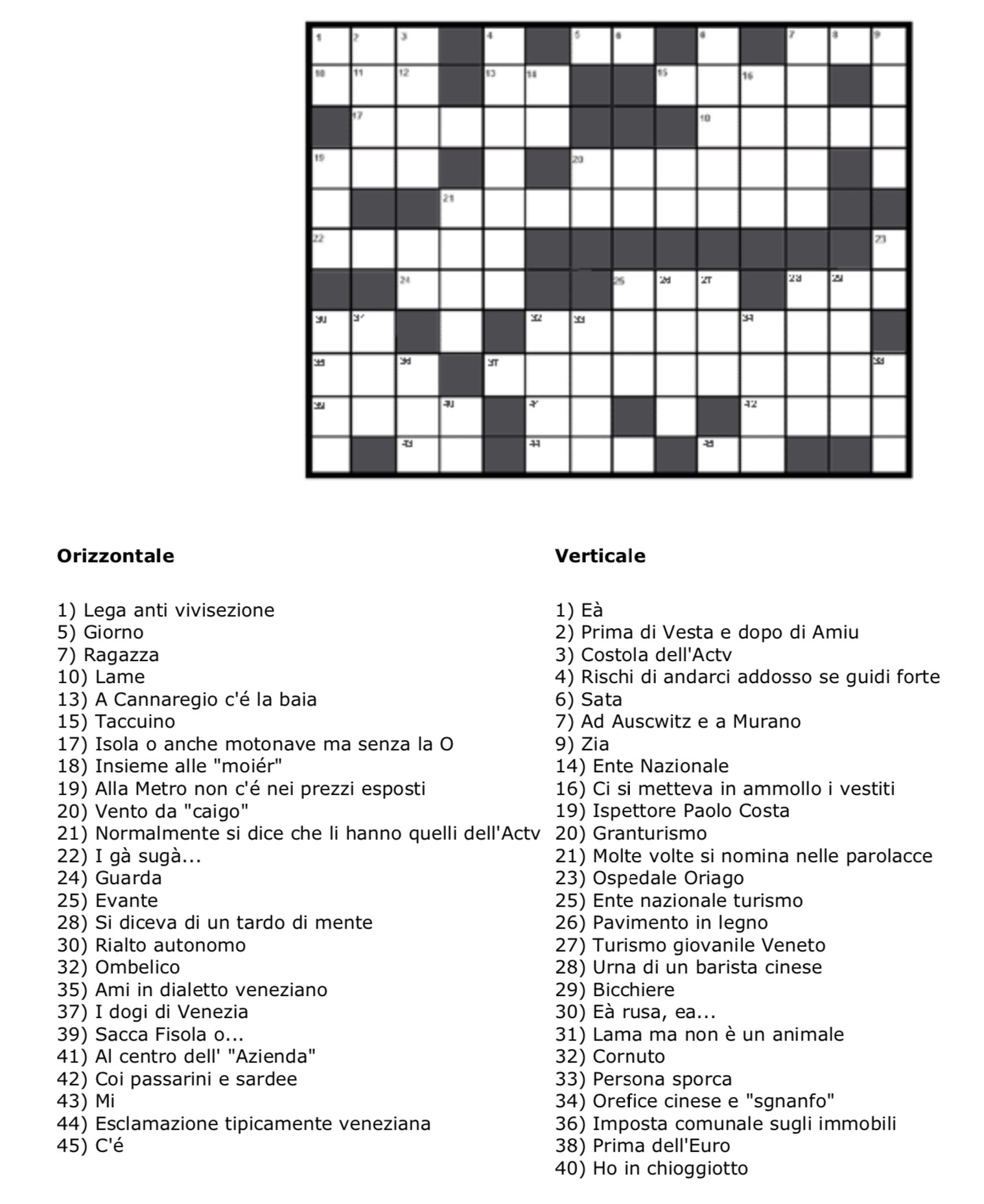 cruciverba